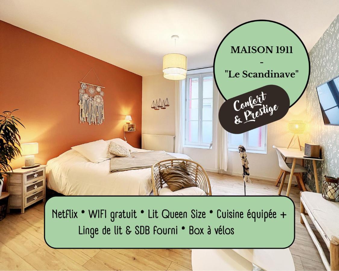 Appart Le Scandinave - Maison 1911 - Confort & Prestige ジアン エクステリア 写真
